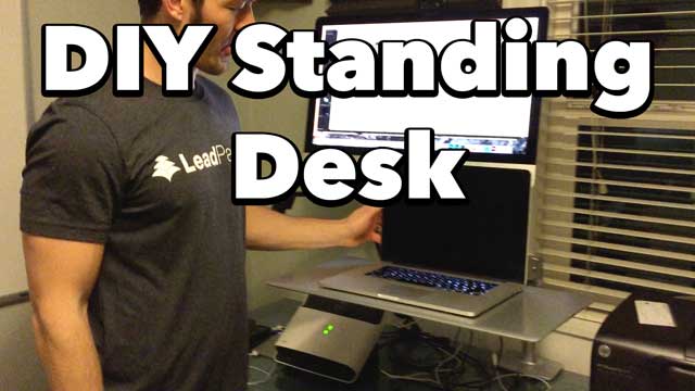 Do It Yourself (DIY) Standing Desk for Under $400