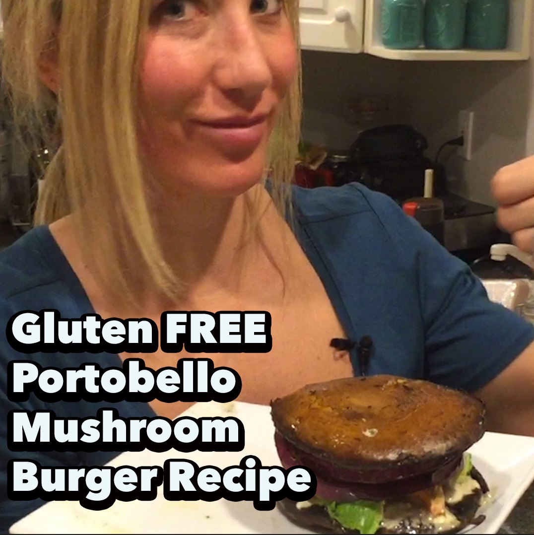 Gluten Free Paleo Portobello Mushroom Burger Recipe
