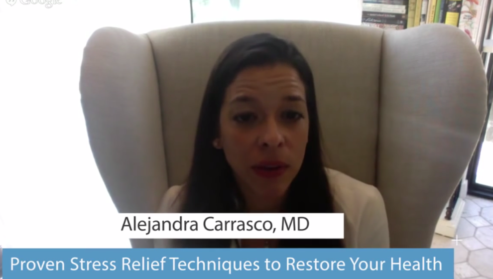 Relaxation tips to relieve stress w/ Dr. Alejandra Carrasco