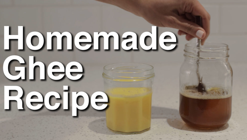 Homemade Ghee Recipe Clarified Butter