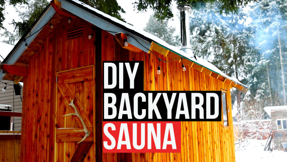 Building an Outdoor Sauna Using a Wood Fired Sauna Stove