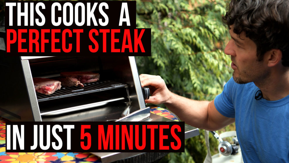 Cooking a perfect steak in under 5 minutes on the Otto Wilde Grill