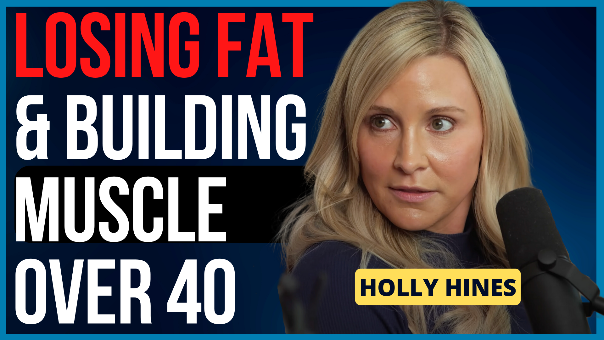 Losing Fat & Building Muscle Over 40 W  Fitness Model Holly Hines